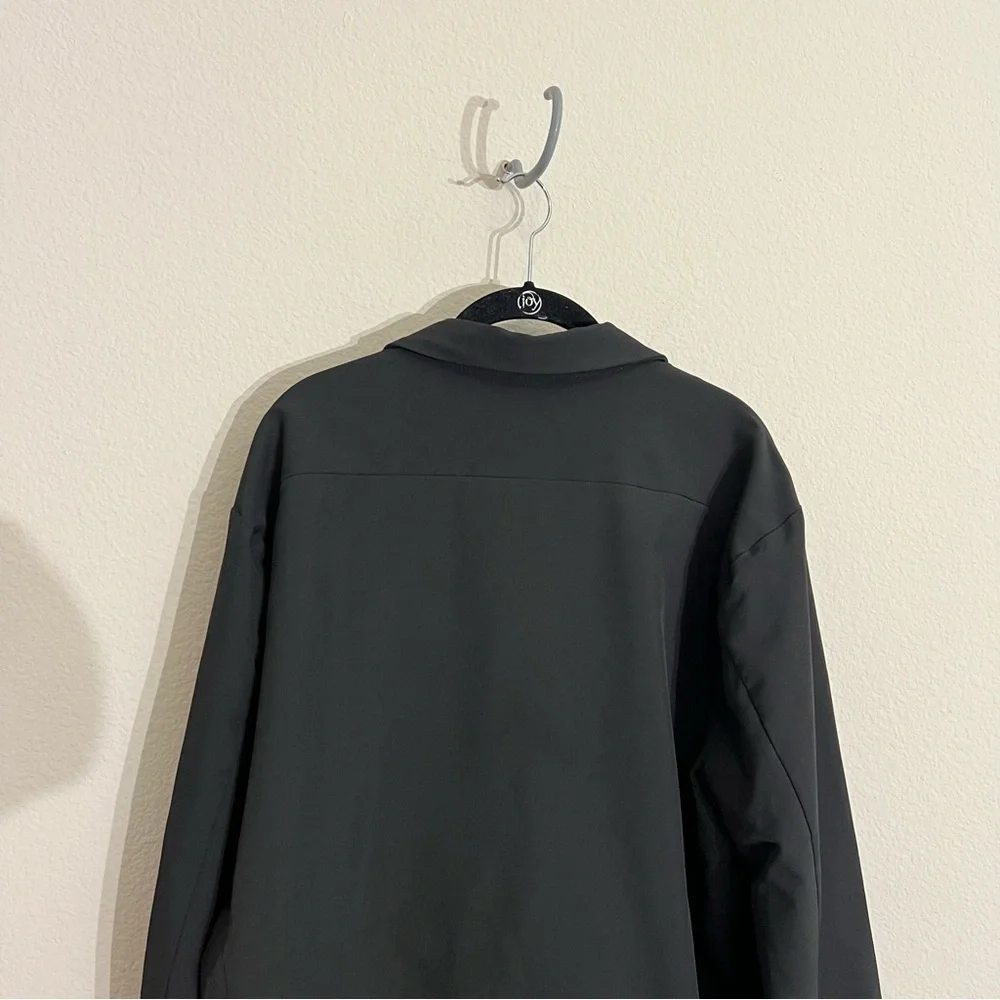 BYLT men’s district jacket black stretch classic size XL snap button up - Picture 14 of 16